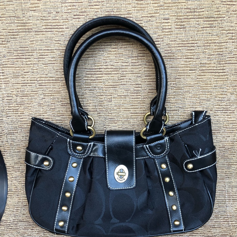 Black Coach handbag